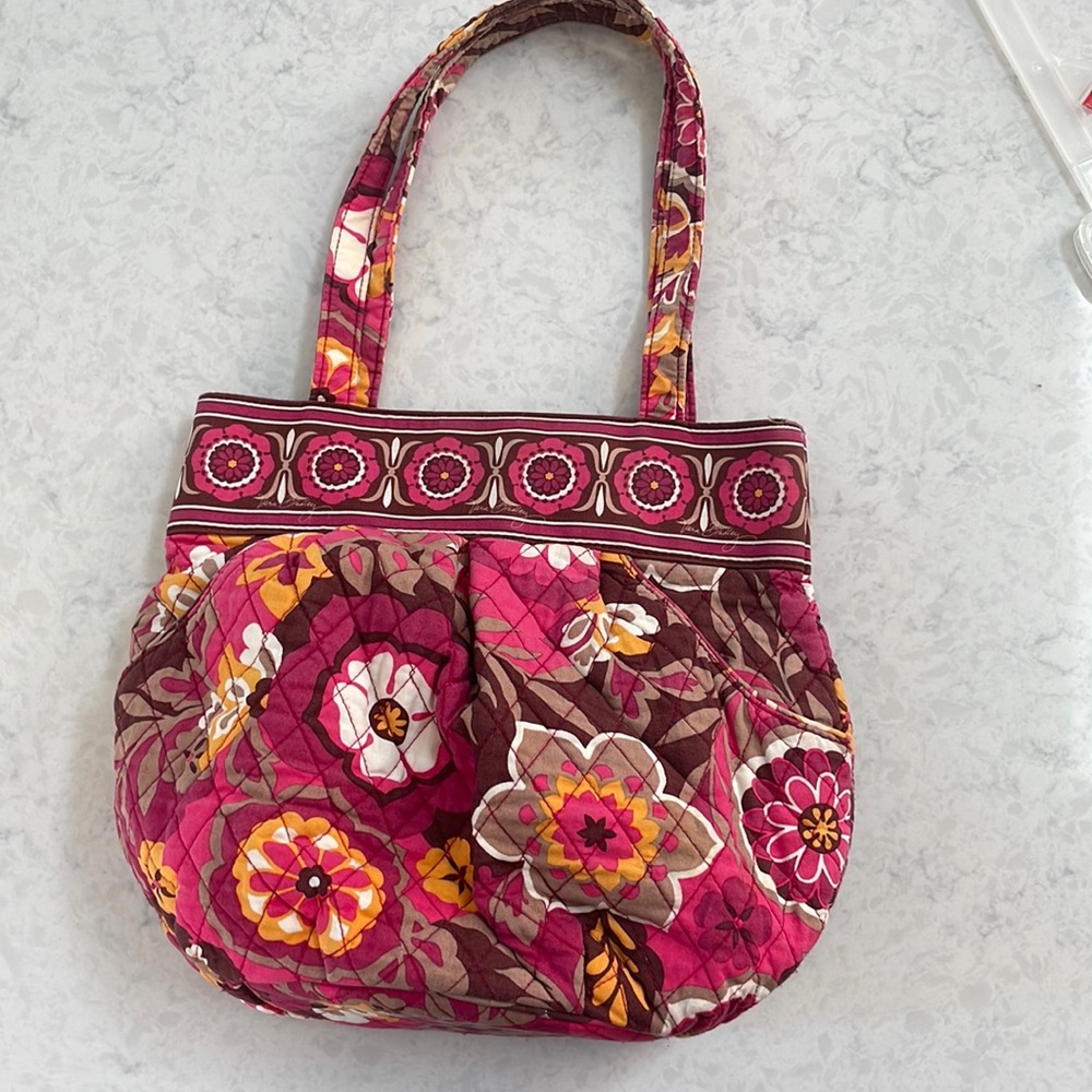 Vera Bradley quilted shoulder purse
